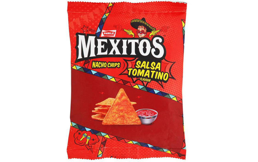 Parle Mexitos Nacho Chips Salsa Tomatino Flavour   Pack  300 grams